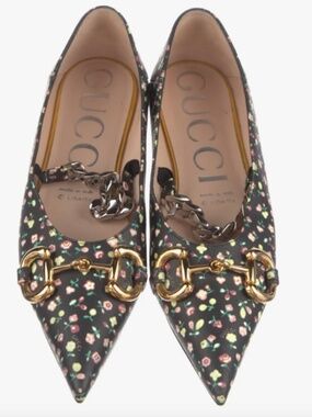 Gucci Horsebit Accent Leather Ballet Flats; Women's Size: 8 | IT 38 VERY GOOD